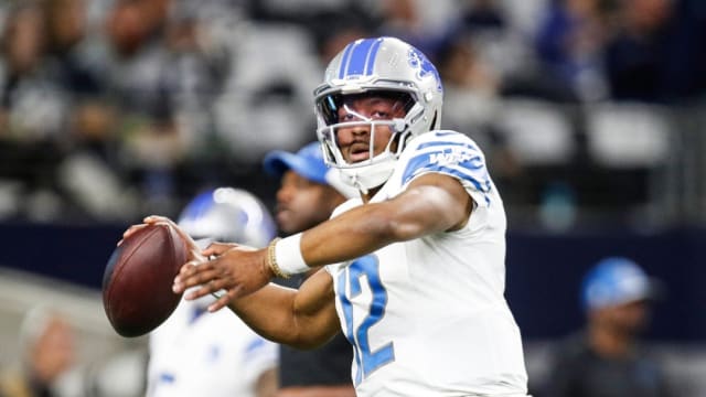 Detroit Lions rookie quarterback Hendon Hooker.
